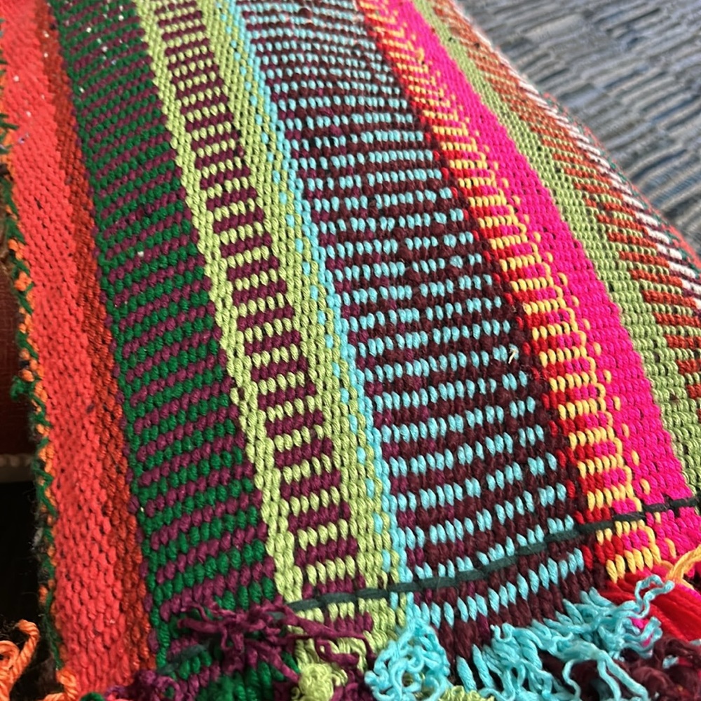 Moroccan handwoven colorful pillow cover